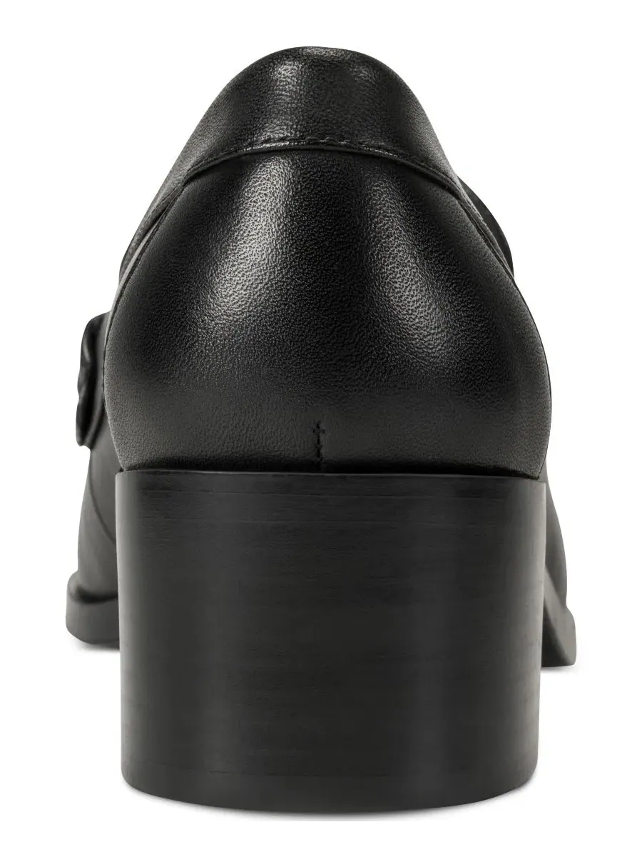 Лоферы на каблуке Londy DKNY — изображение 3 из 5, черный