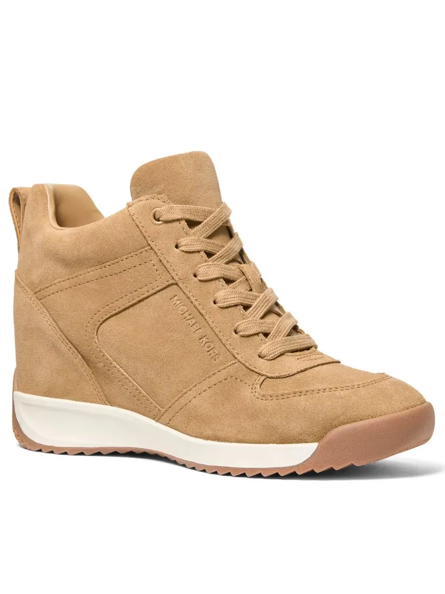 Кроссовки женские на скрытой платформе Nikko Lace-Up MICHAEL Michael Kors — изображение 1 из 4, хаки
