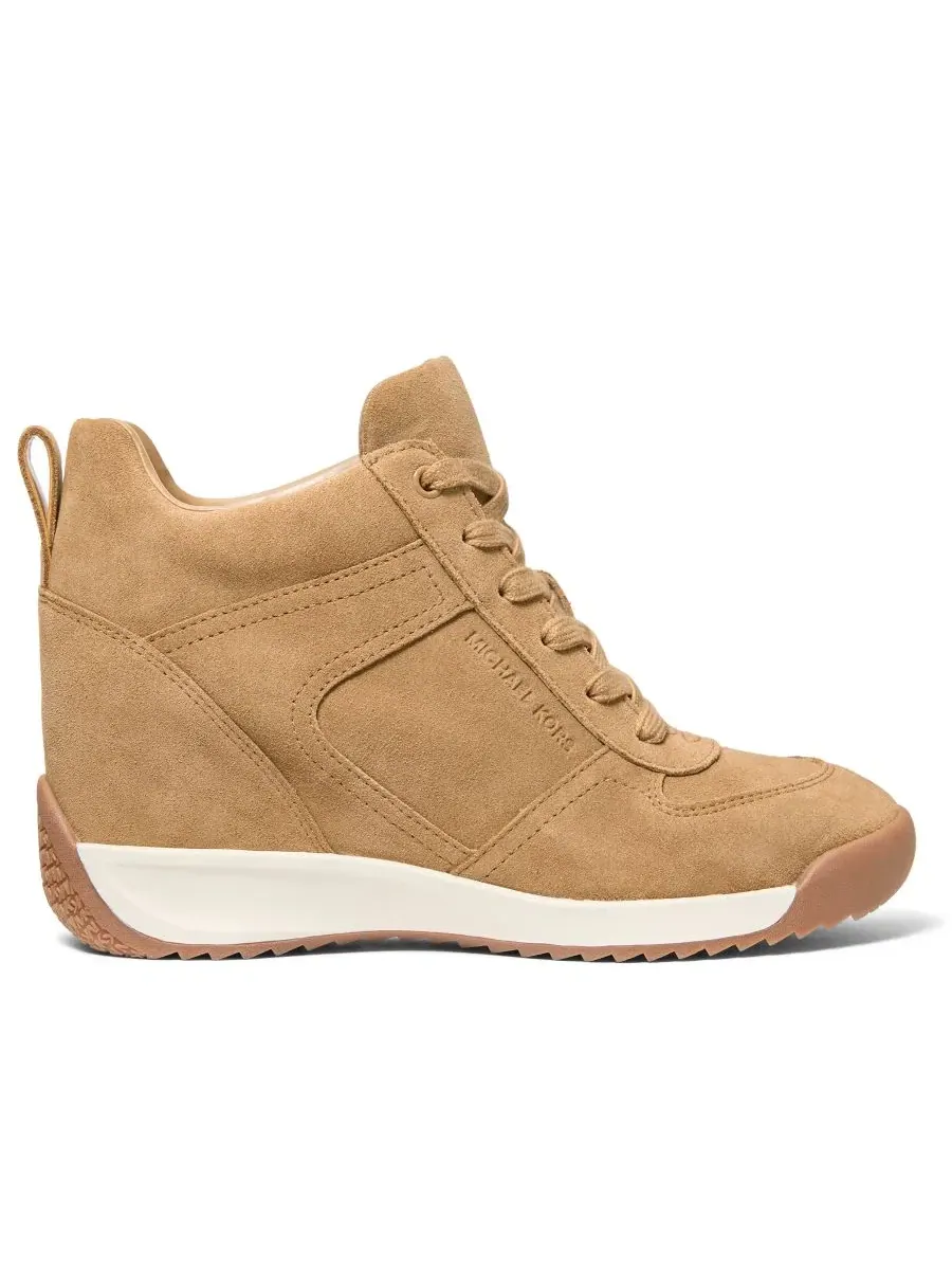 Кроссовки женские на скрытой платформе Nikko Lace-Up MICHAEL Michael Kors — изображение 2 из 4, хаки