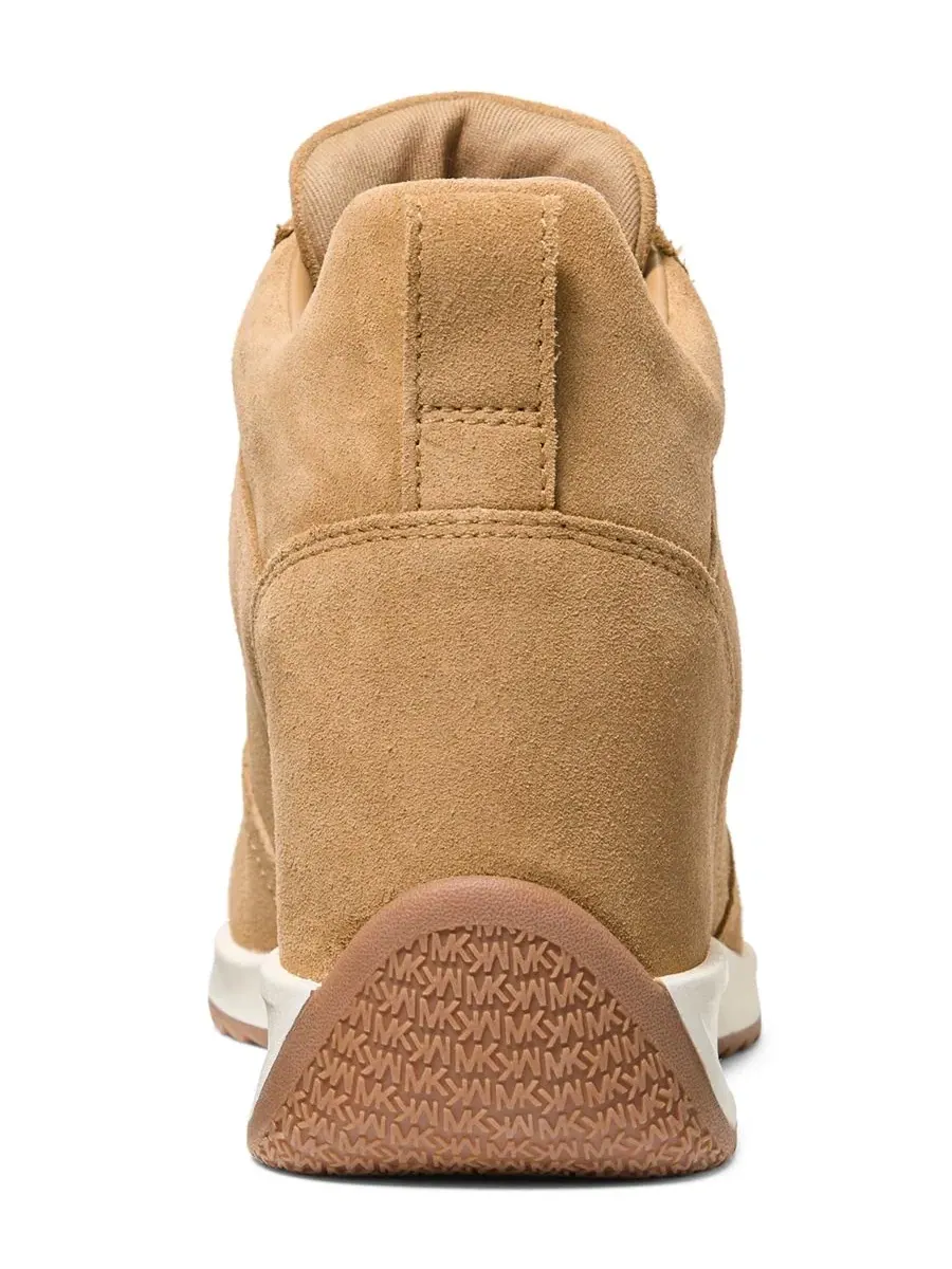 Кроссовки женские на скрытой платформе Nikko Lace-Up MICHAEL Michael Kors — изображение 3 из 4, хаки