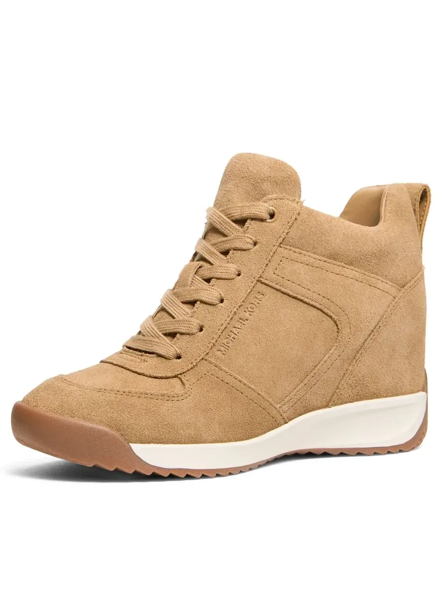 Кроссовки женские на скрытой платформе Nikko Lace-Up MICHAEL Michael Kors — изображение 4 из 4, хаки