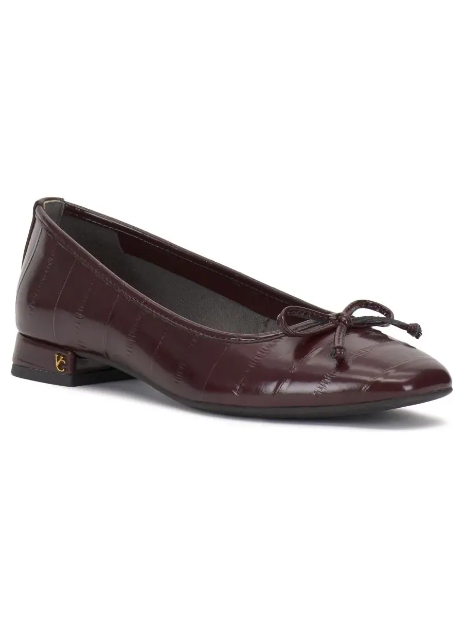 Туфли-лодочки Jenlea Block Heel Ballet Flats Vince Camuto, Pomegranate Croco