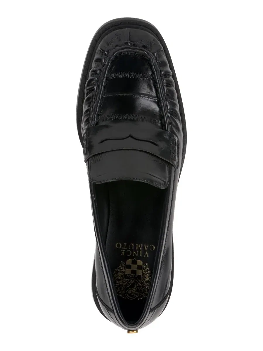 Лоферы Eshnie на устойчивом каблуке, черная кожа Vince Camuto — изображение 4 из 5, черный