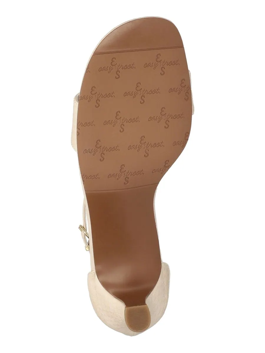 Женские сандалии Shalee Dress Sandals Easy Street — изображение 5 из 7, светлый бежевый