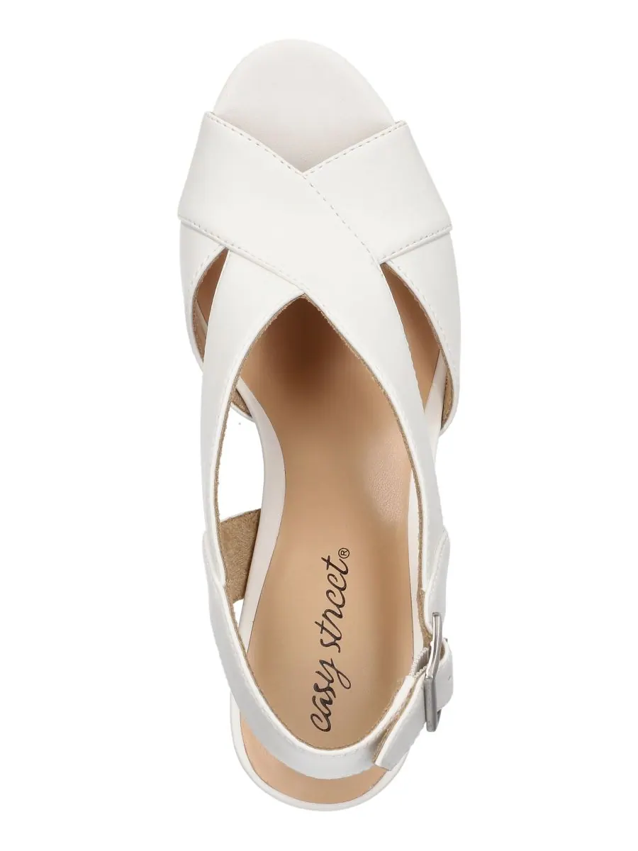 Женские сандалии Christy Dress Sandals Easy Street — изображение 4 из 7, белый