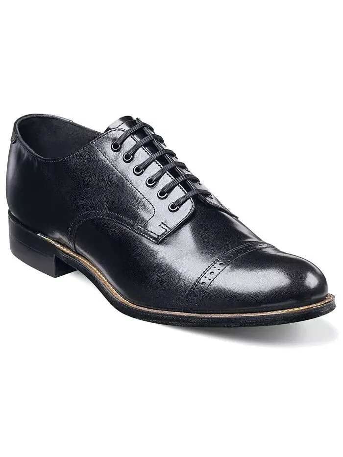 Мужские оксфорды Madison Cap Toe Stacy Adams — изображение 1 из 4, черный