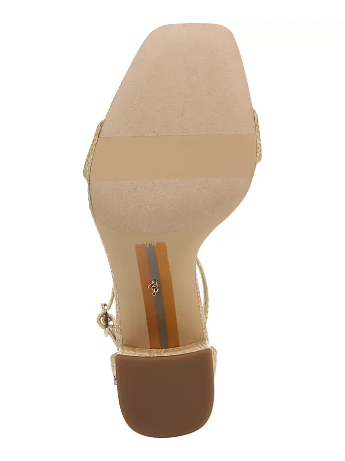 Женские босоножки Daniella на блочном каблуке, комплект из двух частей Sam Edelman — изображение 9 из 9, белый