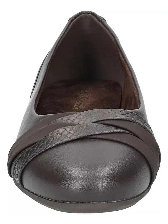 Женские балетки Kylie Comfort Easy Street — изображение 7 из 9, коричневый