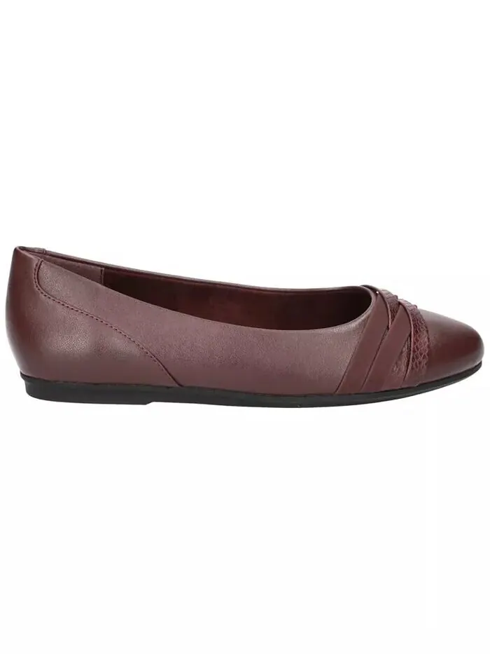 Женские балетки Kylie Comfort Easy Street — изображение 2 из 9, бордовый
