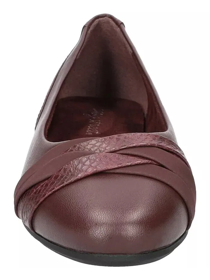 Женские балетки Kylie Comfort Easy Street — изображение 6 из 9, бордовый