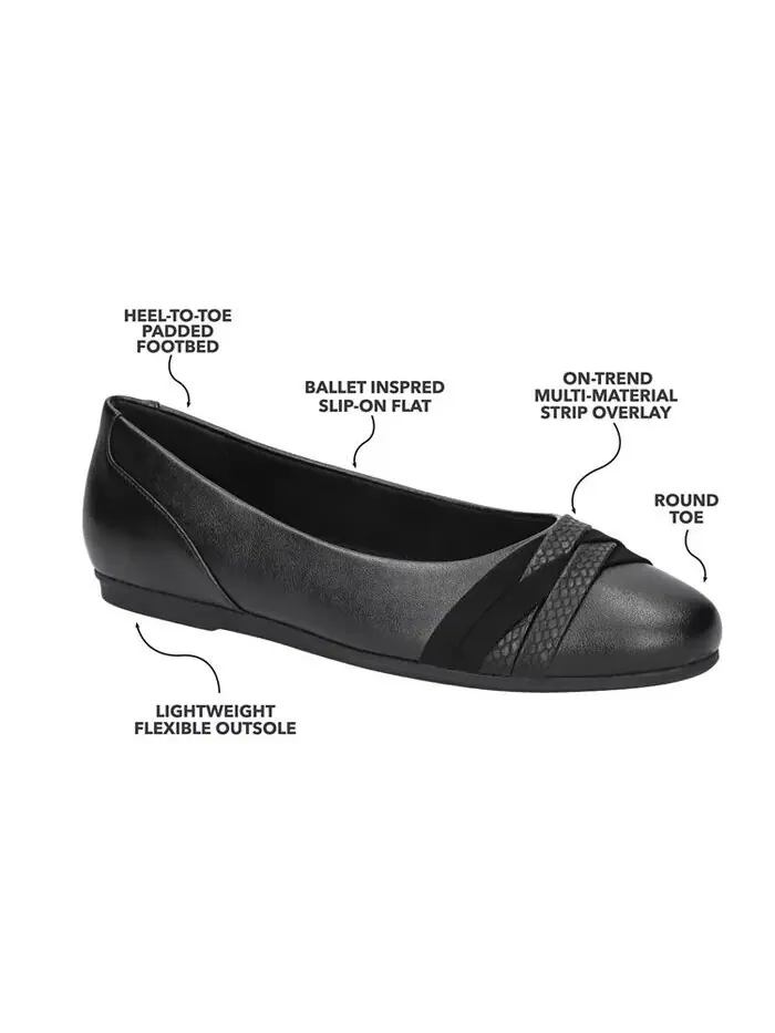 Женские балетки Kylie Comfort Easy Street — изображение 9 из 9, бордовый