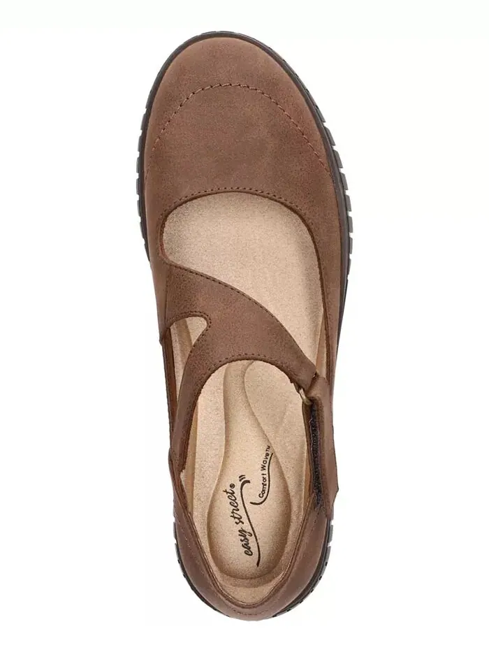 Женские балетки Joyful Mary Jane Comfort Easy Street — изображение 5 из 7, бежевый