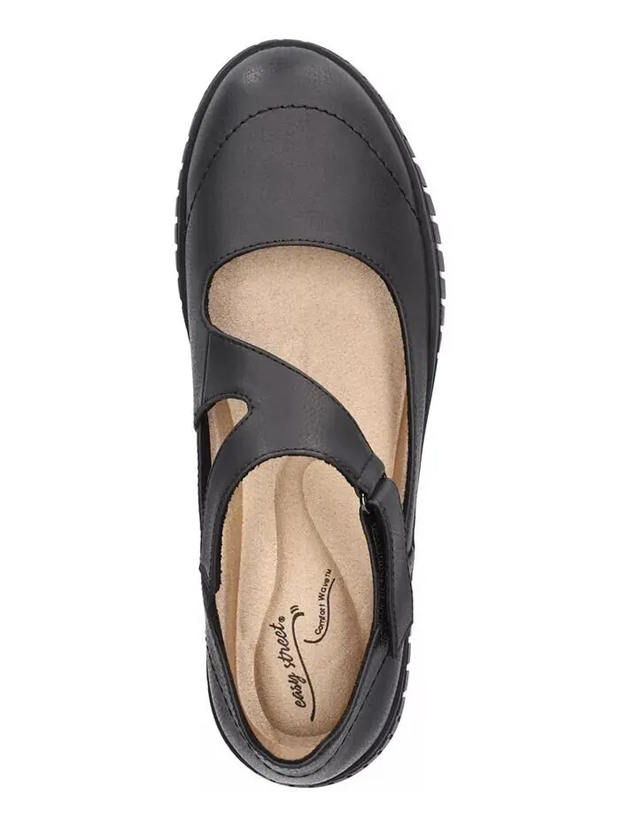 Женские туфли на плоской подошве Joyful Mary Jane Comfort Easy Street — изображение 4 из 9, черный