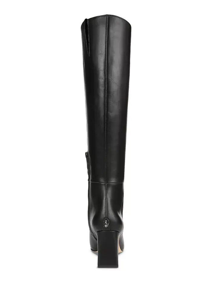 Ботинки Sylvia с заостренным носком до колена Sam Edelman — изображение 3 из 5, черный