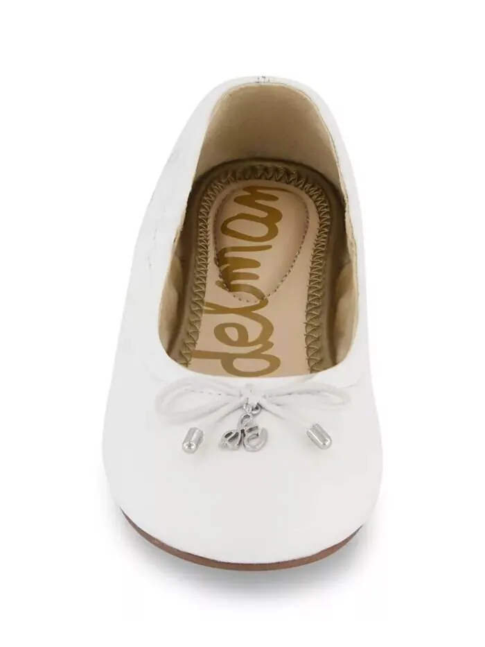 Балетки Felicia для маленьких и больших девочек Sam Edelman — изображение 4 из 7, белый