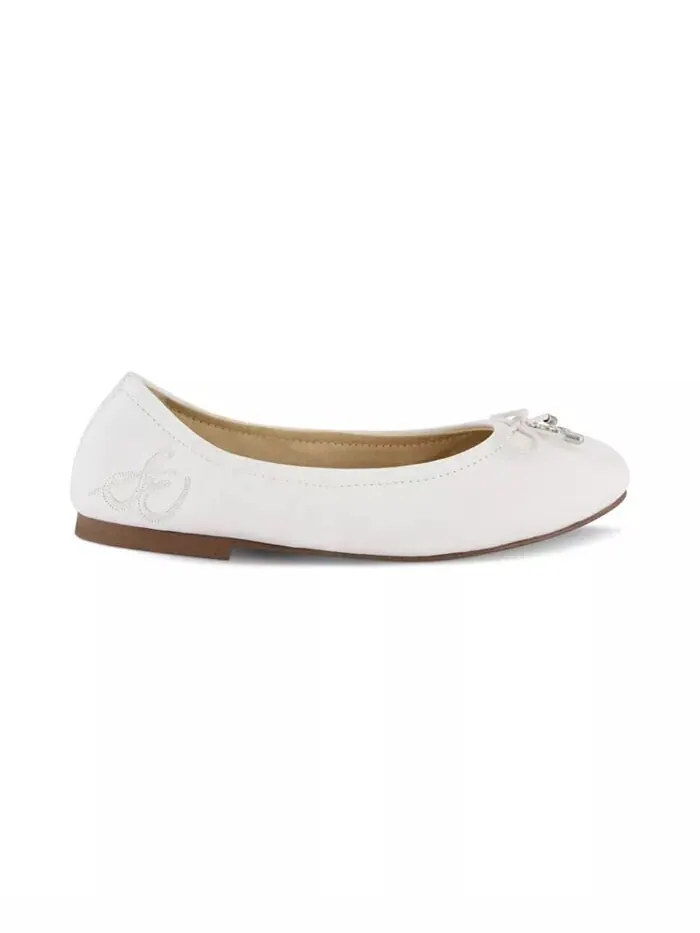 Балетки Felicia для маленьких и больших девочек Sam Edelman — изображение 5 из 7, белый