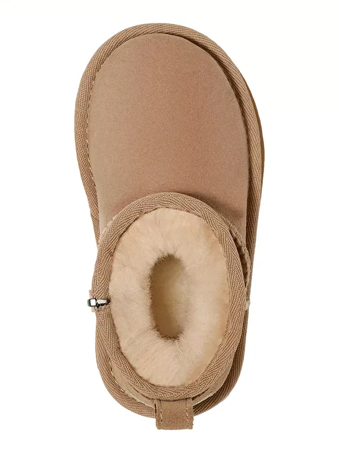 Классические ультра-мини ботиночки для малышей UGG® — изображение 4 из 9, бежевый