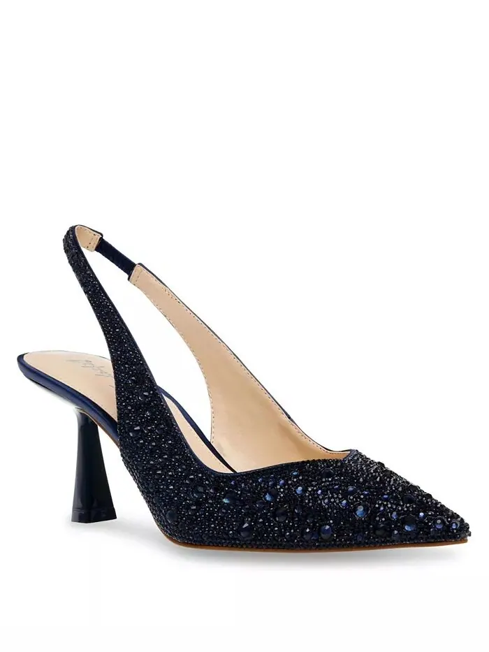 Женские вечерние туфли Clark Slingback Betsey Johnson — изображение 1 из 5, темно-синий