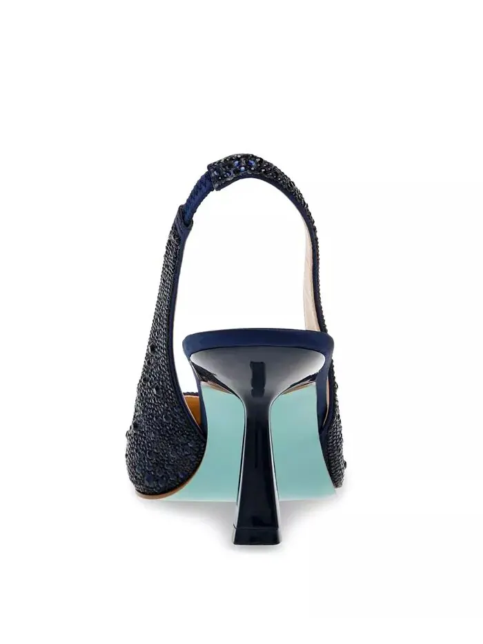 Женские вечерние туфли Clark Slingback Betsey Johnson — изображение 3 из 5, темно-синий