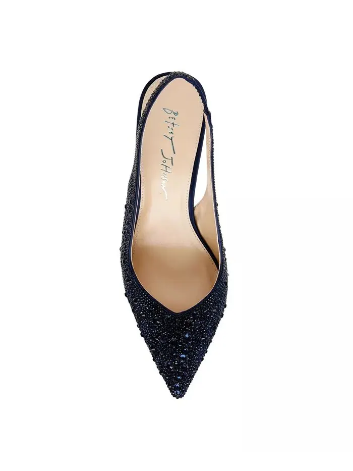 Женские вечерние туфли Clark Slingback Betsey Johnson — изображение 4 из 5, темно-синий