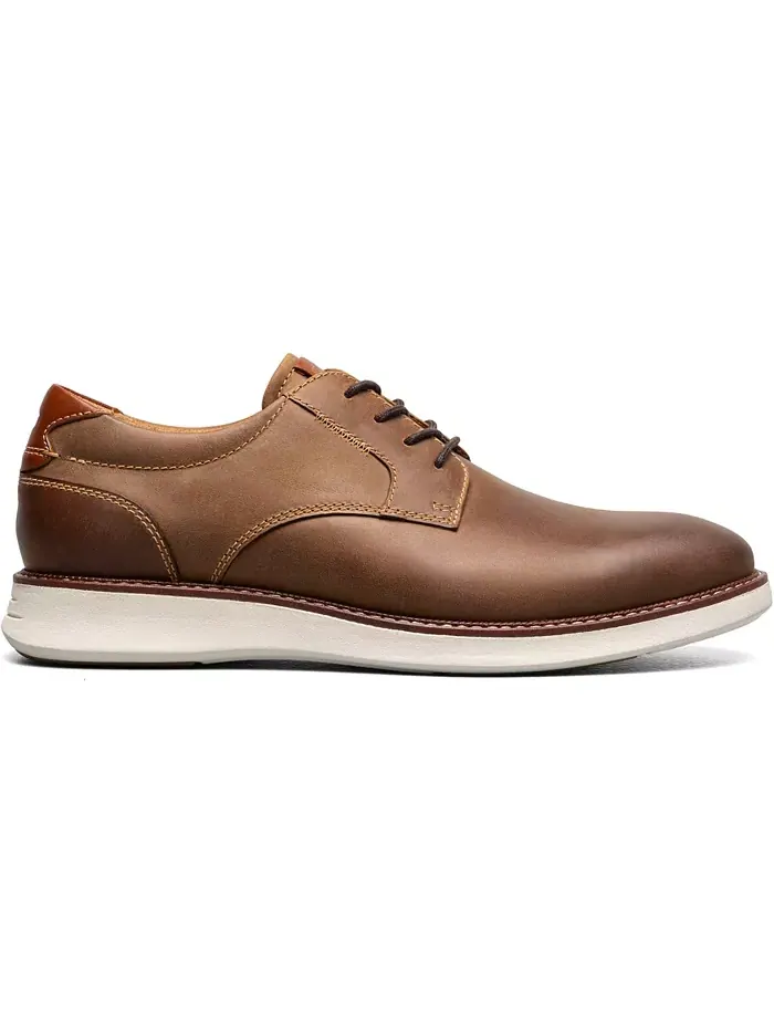 Мужские оксфорды Launch Plain Toe Florsheim — изображение 2 из 7, коричневый