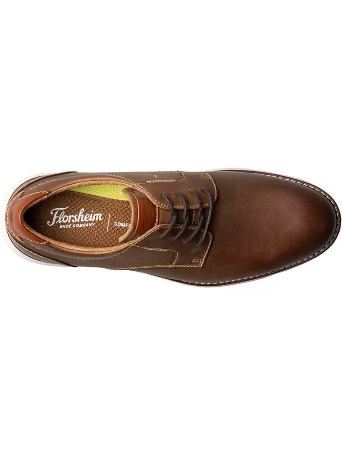 Мужские оксфорды Launch Plain Toe Florsheim — изображение 6 из 7, коричневый