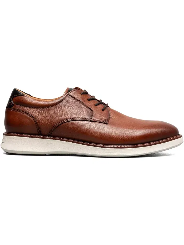 Мужские оксфорды Launch Plain Toe Florsheim — изображение 2 из 8, коньячный мульти
