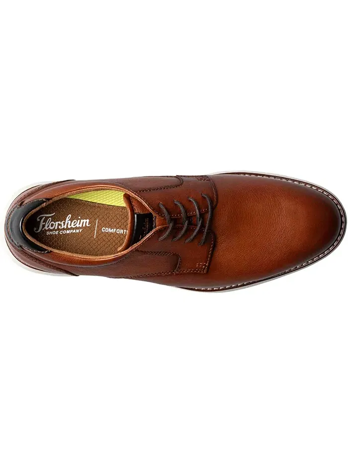 Мужские оксфорды Launch Plain Toe Florsheim — изображение 6 из 8, коньячный мульти