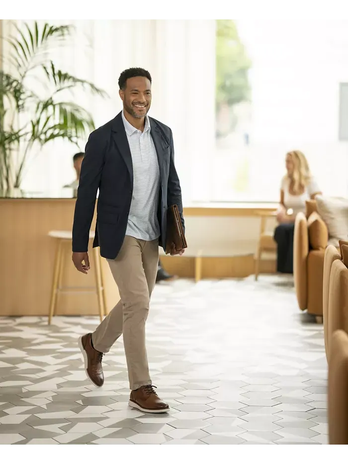 Мужские оксфорды Launch Plain Toe Florsheim — изображение 8 из 8, коньячный мульти