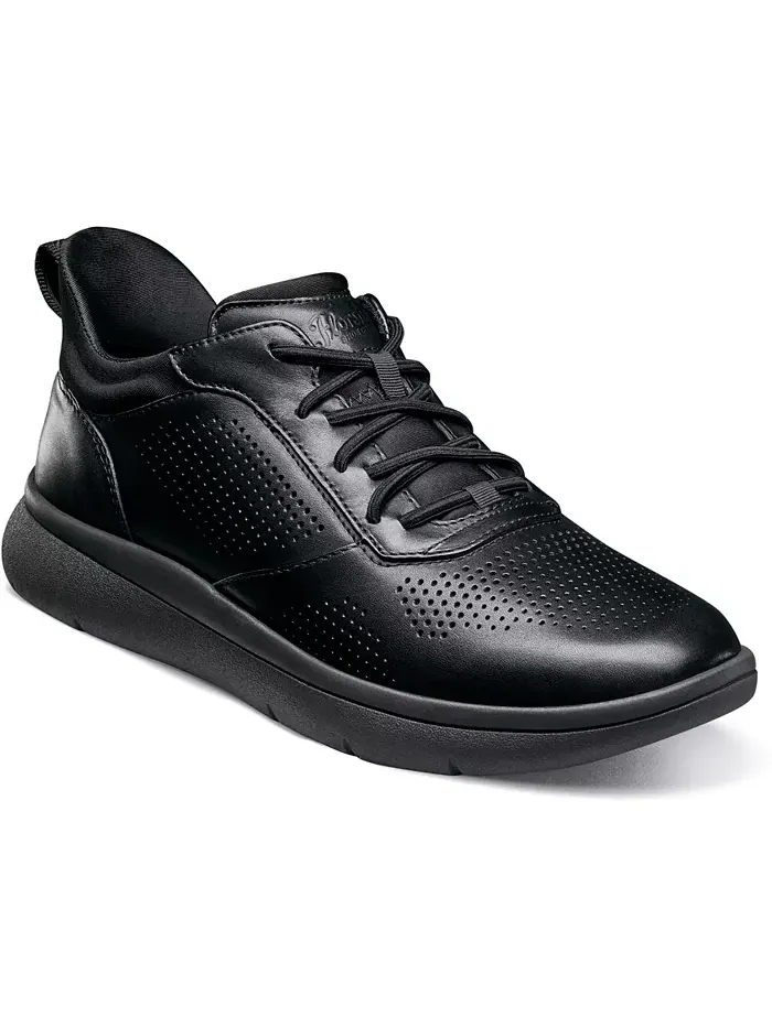Мужские кроссовки Fleet Perf с эластичными шнурками Florsheim — изображение 1 из 7, черный/черный