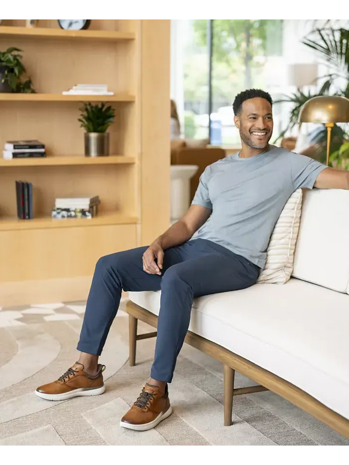 Мужские кроссовки Fleet Perf с эластичными шнурками Florsheim — изображение 8 из 8, коричневый