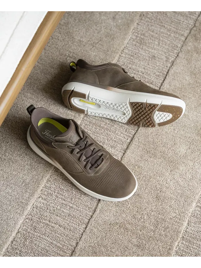 Мужские кроссовки Fleet Perf с эластичными шнурками Florsheim — изображение 8 из 8, коричневый
