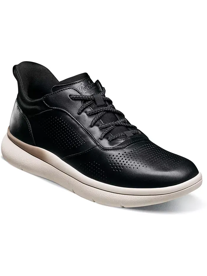 Мужские кроссовки Fleet Perf с эластичными шнурками Florsheim — изображение 1 из 7, черный/белый