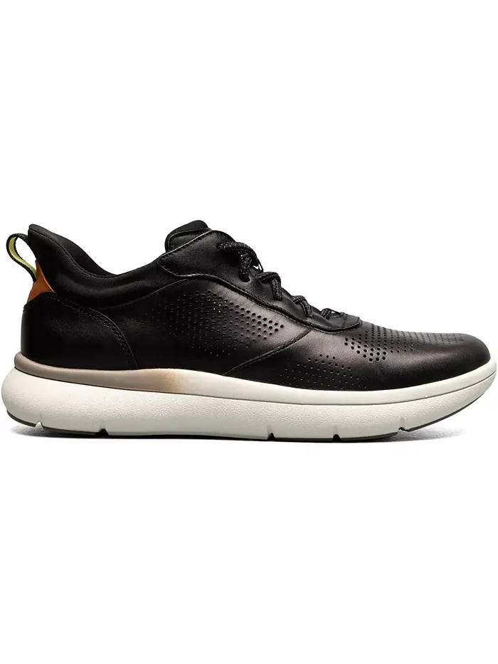 Мужские кроссовки Fleet Perf с эластичными шнурками Florsheim — изображение 4 из 7, черный/белый