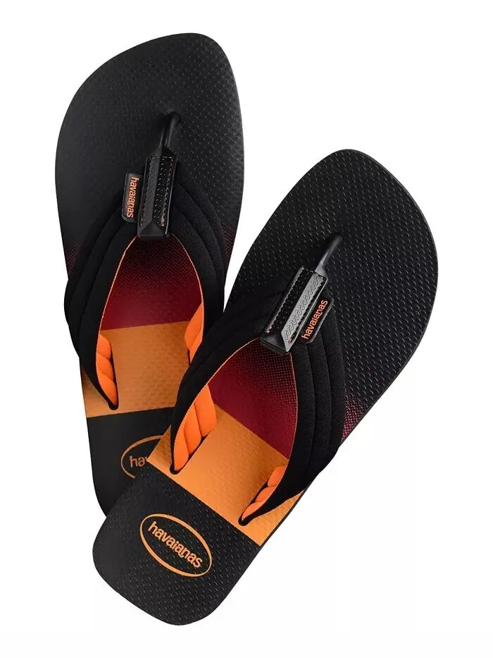 Мужские шлепанцы с городским принтом Havaianas — изображение 3 из 6, черный