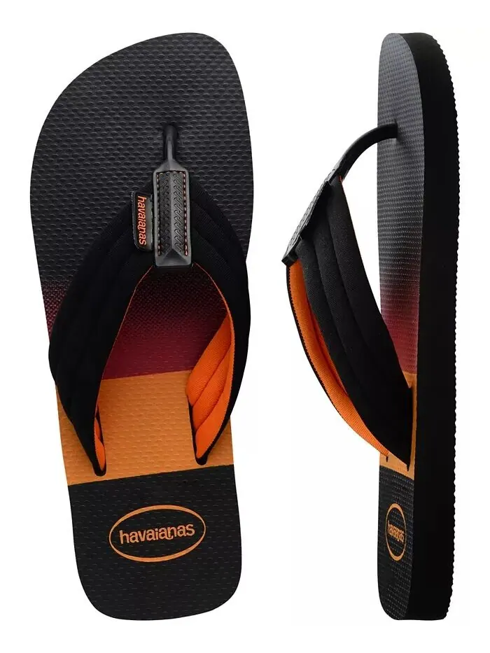 Мужские шлепанцы с городским принтом Havaianas — изображение 4 из 6, черный