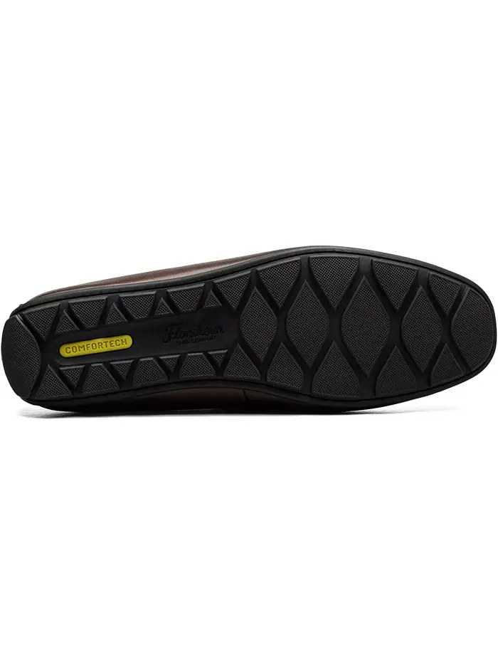 Мужские мокасины для вождения Motor Moc Toe Bit Florsheim — изображение 20 из 20, коричневый