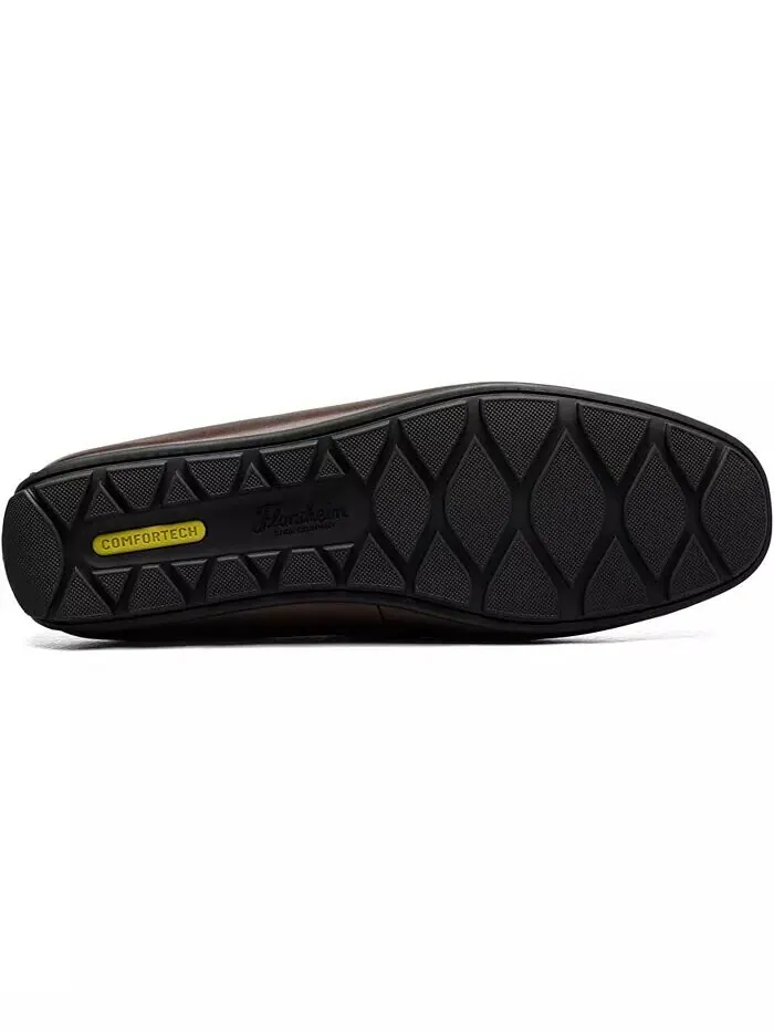 Мужские мокасины Motor Moc Toe Bit Driving Loafer Florsheim — изображение 7 из 8, коричневый