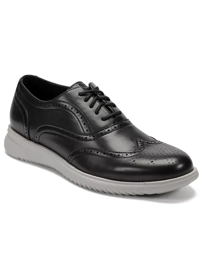 Мужские оксфорды Nio Wing Lace Up Kenneth Cole Reaction — черный