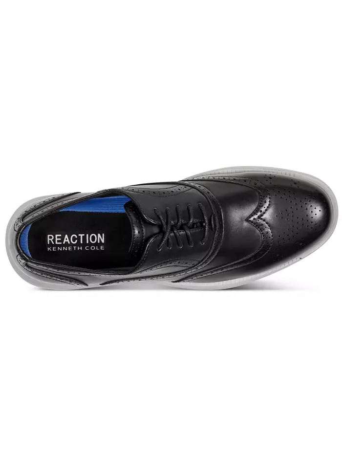 Мужские оксфорды Nio Wing Lace Up Kenneth Cole Reaction — изображение 4 из 5, черный