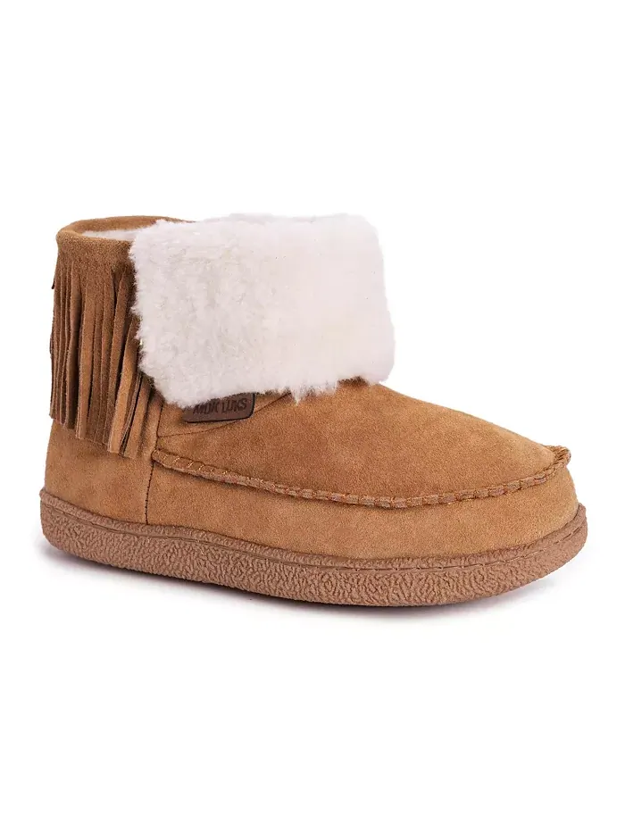 Женские тапочки Veroni Bootie MUK LUKS — коричневый