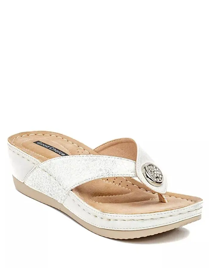 Женские босоножки на танкетке Dafni Thong GC Shoes