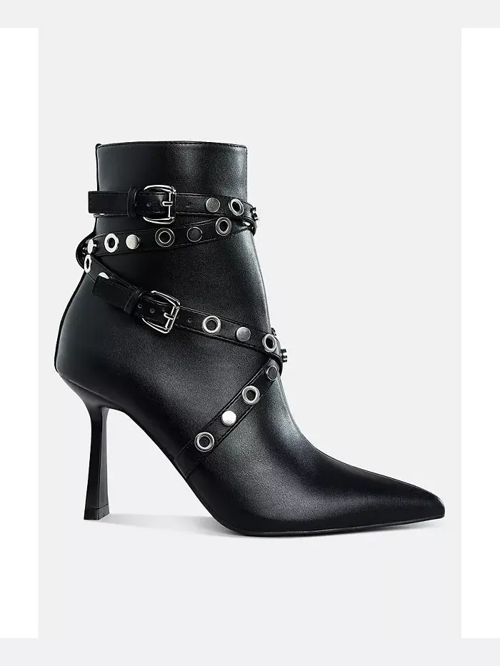 Ботинки до щиколотки Jaunts Eyelets & Studs Harness с ремешками, люверсами и шипами London Rag