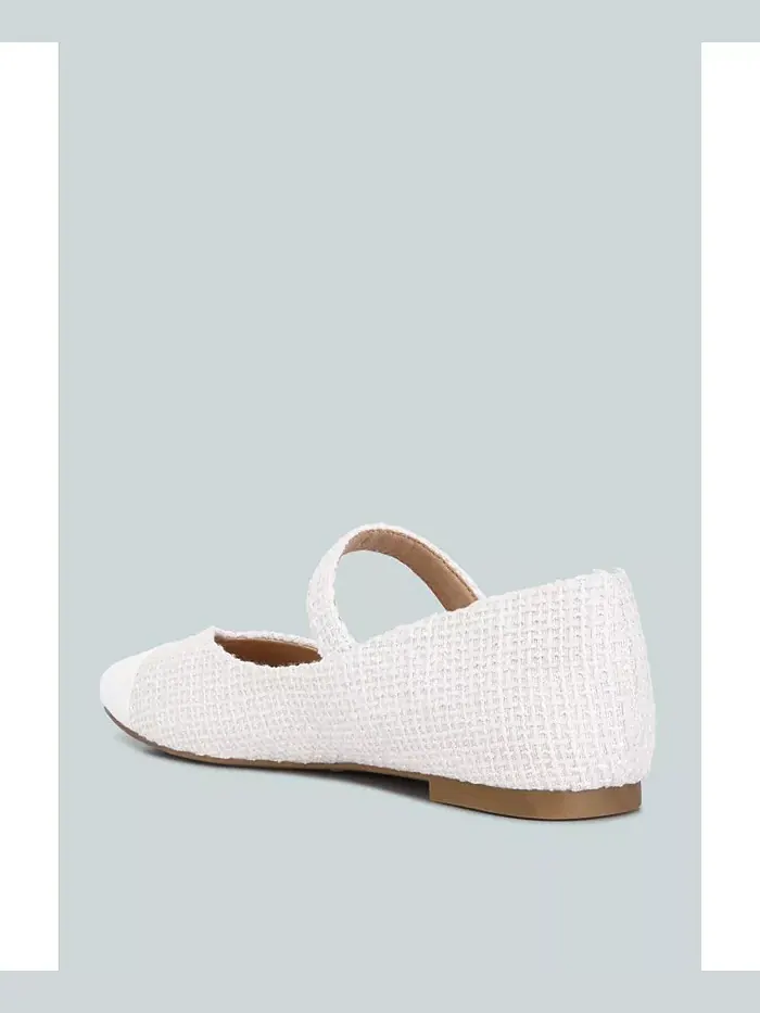 Балетки Albi Mary Jane London Rag — изображение 2 из 3, белый