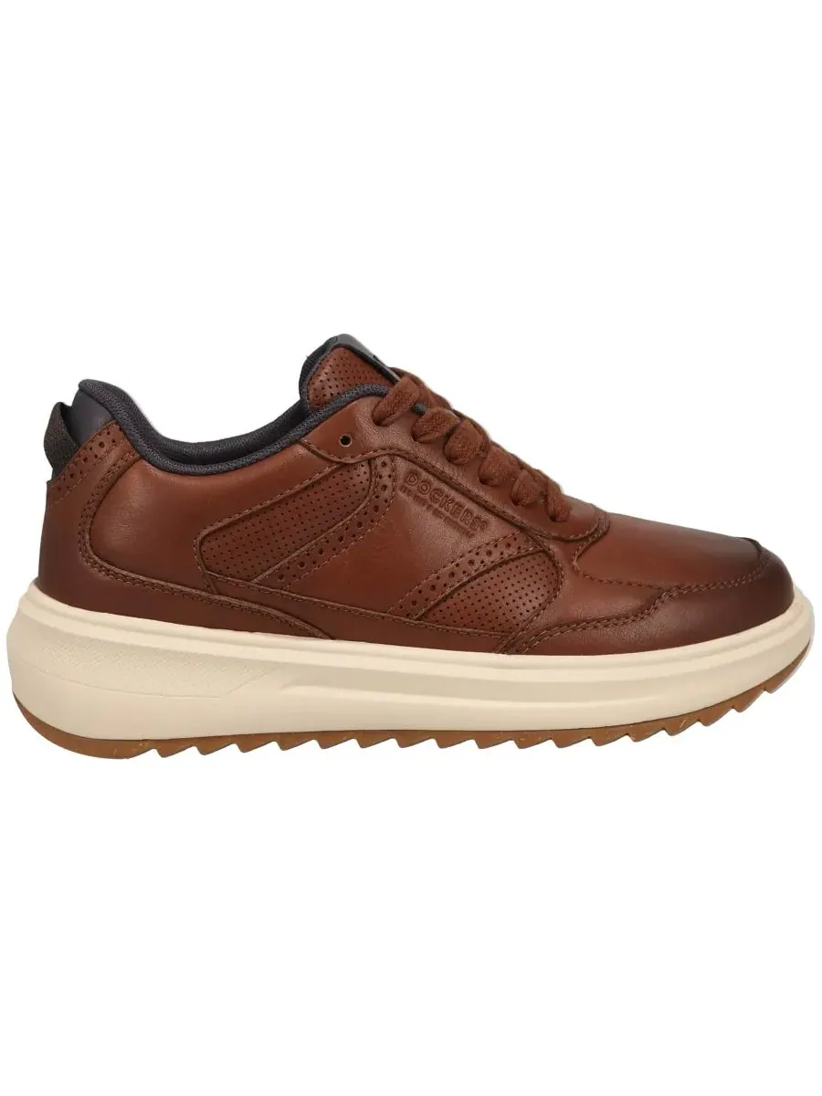 Мужские кроссовки Rave Casual Active Rebound с закругленным носком Dockers — изображение 2 из 6, коричневый