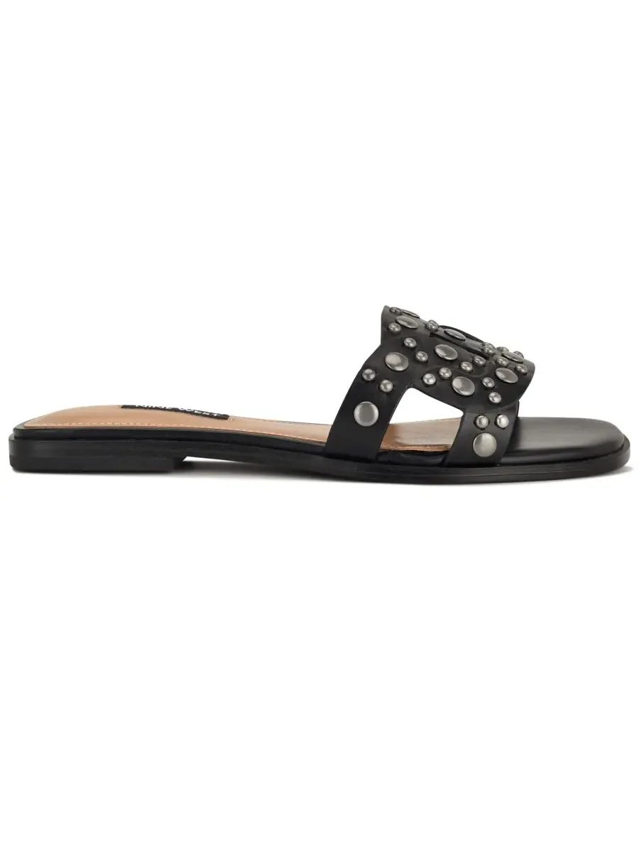Женские сандалии-слипоны Gomaz с декором Nine West — изображение 2 из 5, черный