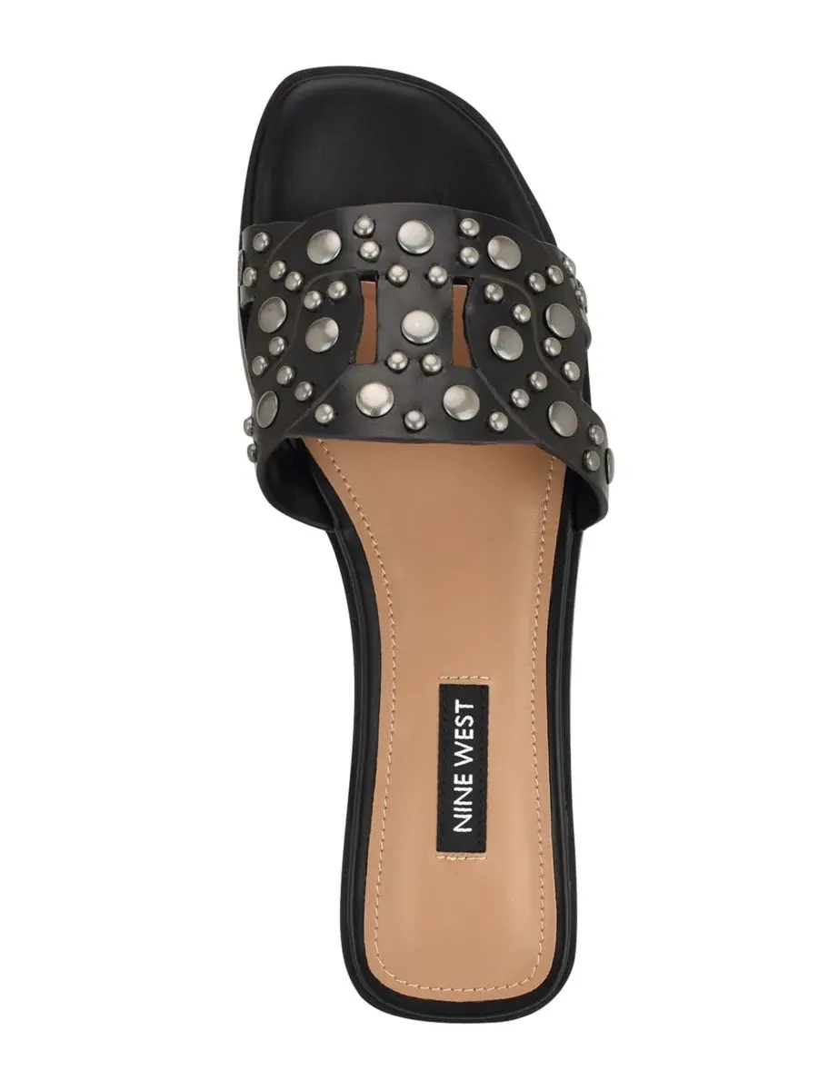 Женские сандалии-слипоны Gomaz с декором Nine West — изображение 4 из 5, черный