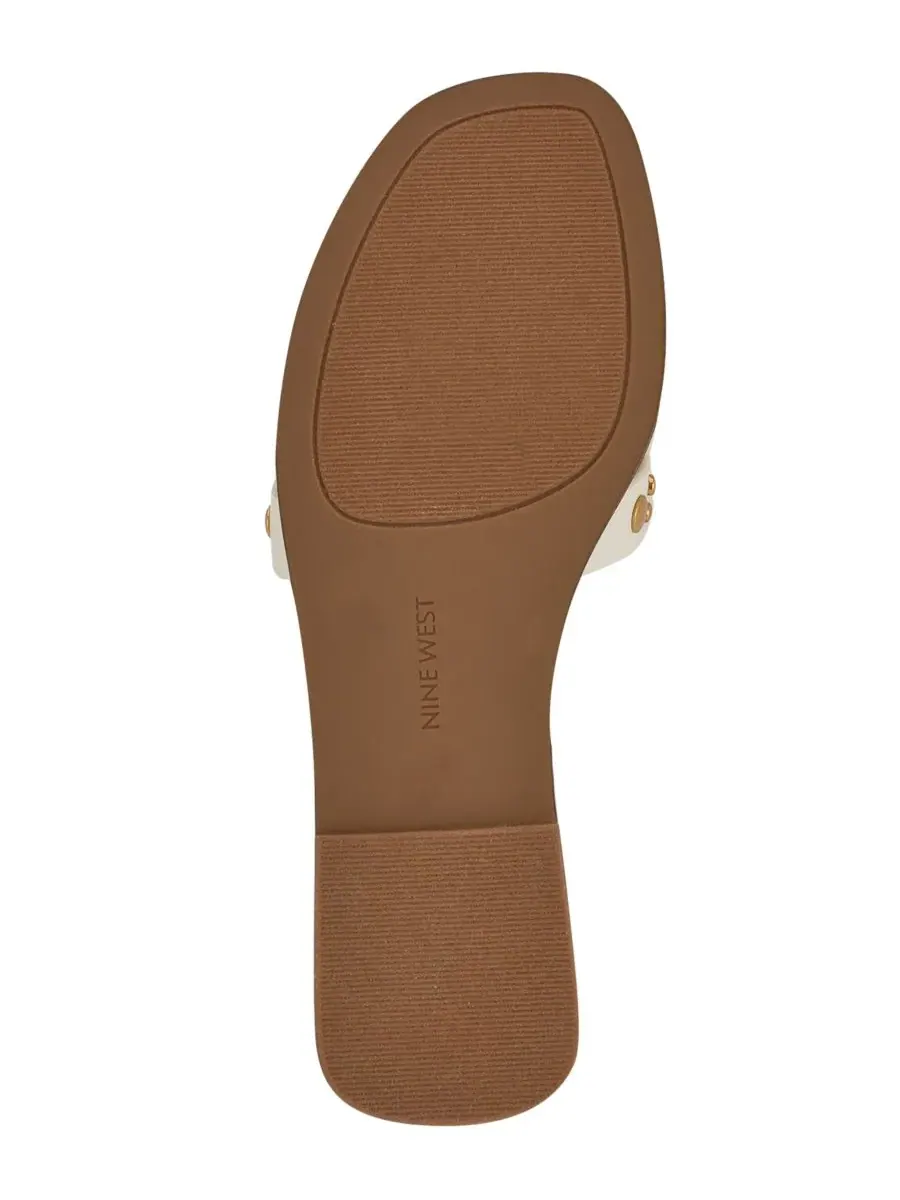 Женские сандалии-слипоны Gomaz с декором Nine West — изображение 5 из 5, белый