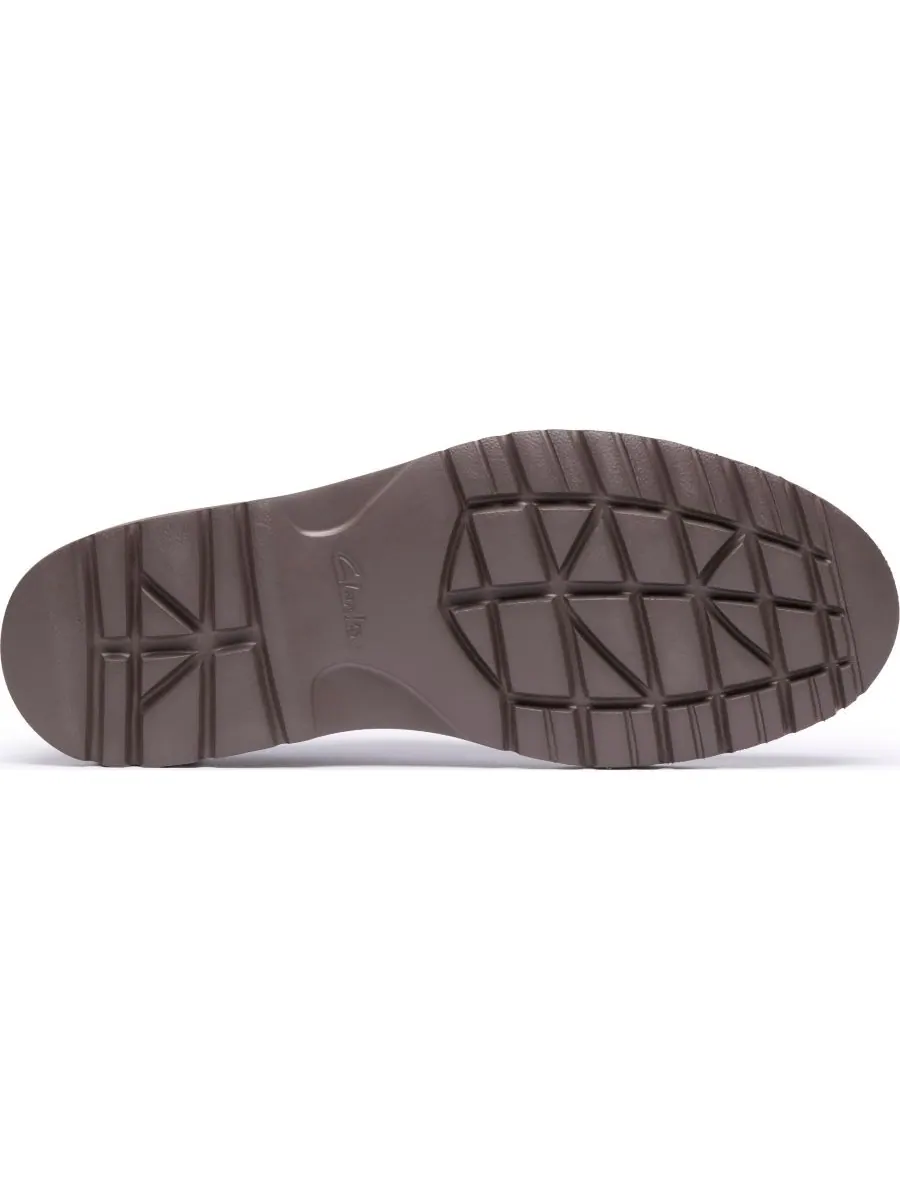 Туфли мужские Clarks Weltridge Moc Toe, повседневные, на шнуровке, мокасиновый носок — изображение 6 из 6, темный бежевый