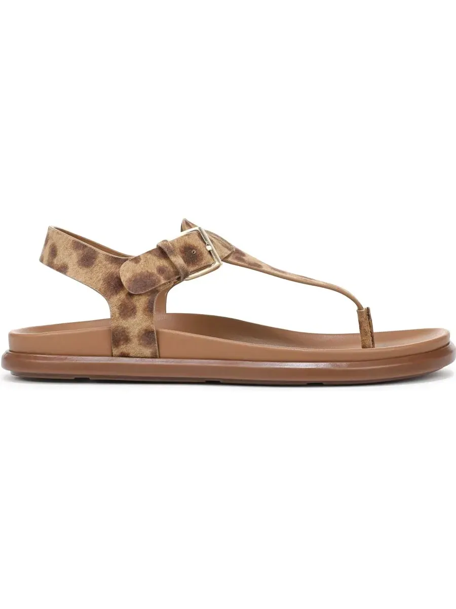 Женские сандалии-вьетнамки Fab Thong Naturalizer, natural леопард print suede — изображение 2 из 6
